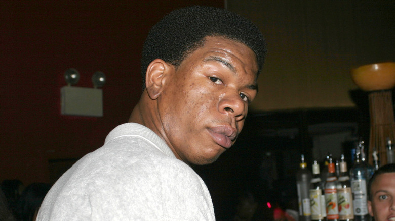 Craig Mack glaring at camera over shoulder