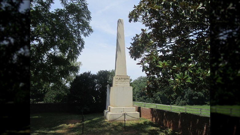 James Madison's gravesite