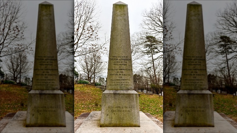 Thomas Jefferson's gravestite