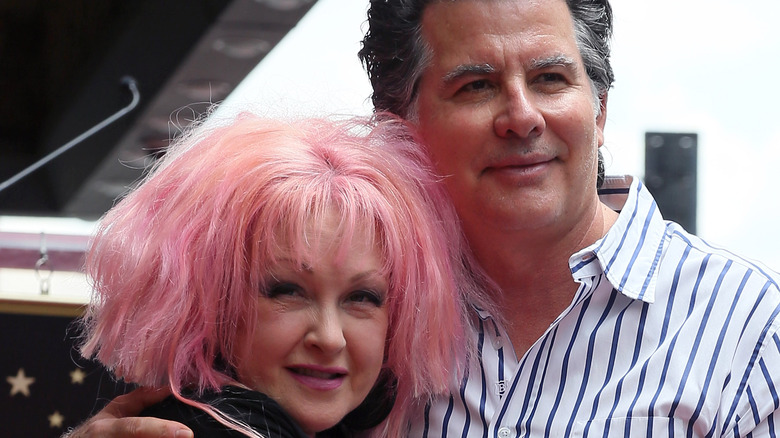 Cyndi Lauper and David Thorton, 2016