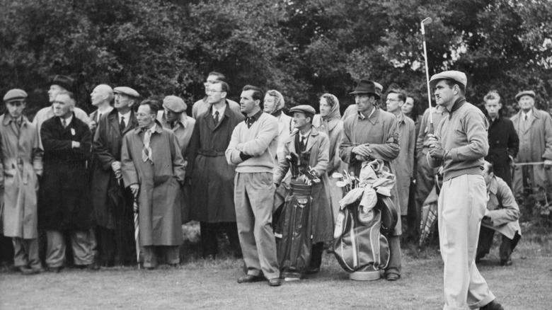 Lloyd Mangrum during a tournament