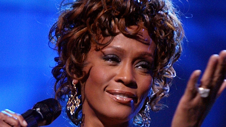 Whitney Houston on stage