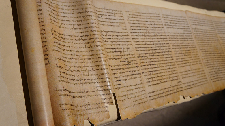 Dead Sea Scrolls on display