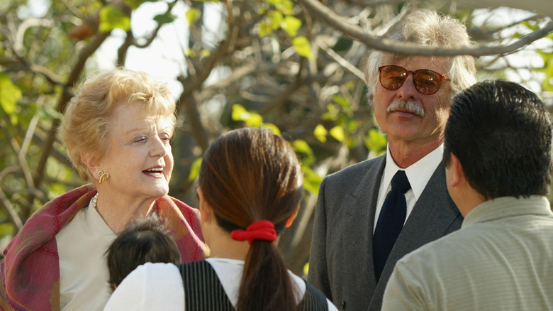 Angela Lansbury and stepson David Shaw