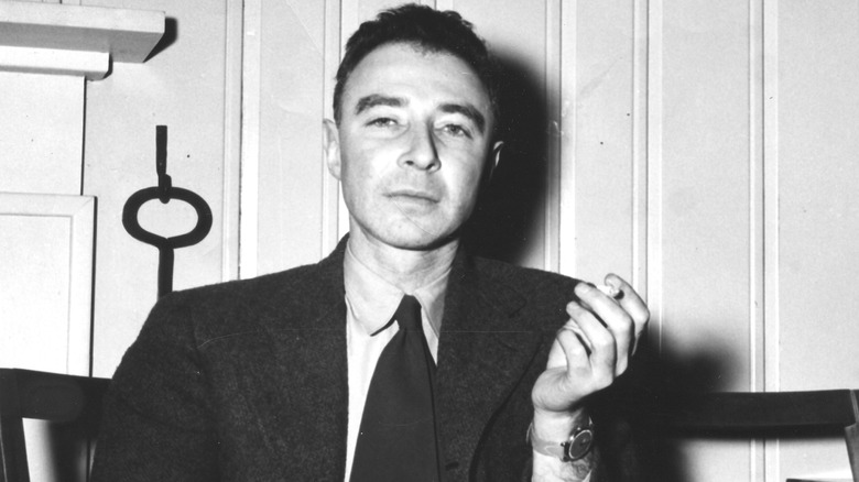 J. Robert Oppenheimer smoking