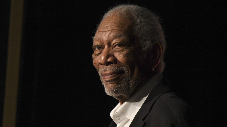 Morgan Freeman smiling