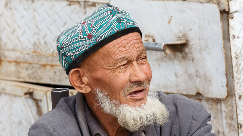 elderly Uyghur