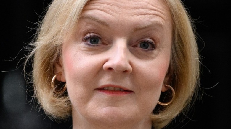 Liz Truss giving a speech