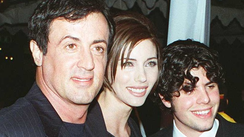 Sylvester Stallone and son Sage Stallone 