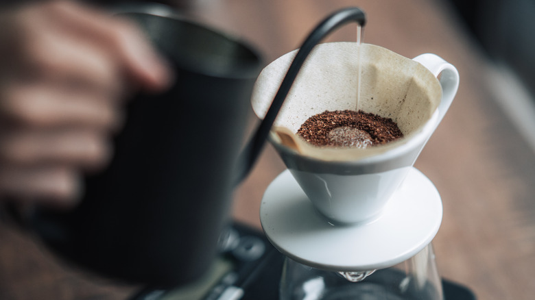 fancy pour over coffee filter