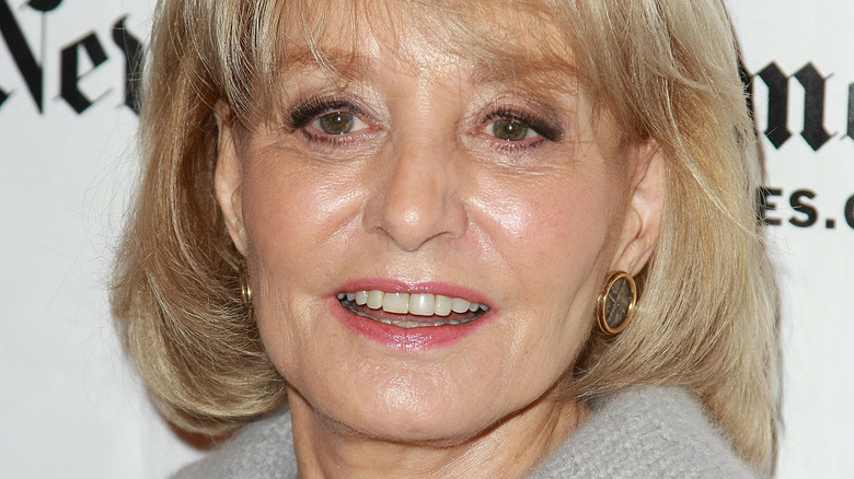 barbara walters close up