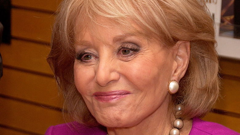 barbara walters smiling