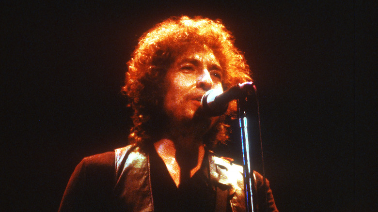 Dylan on stage