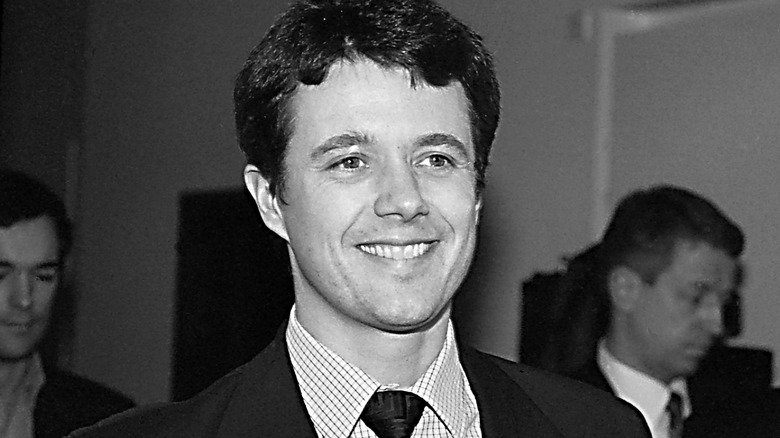Crown Prince Frederik smiles