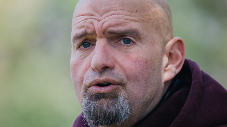 John Fetterman staring