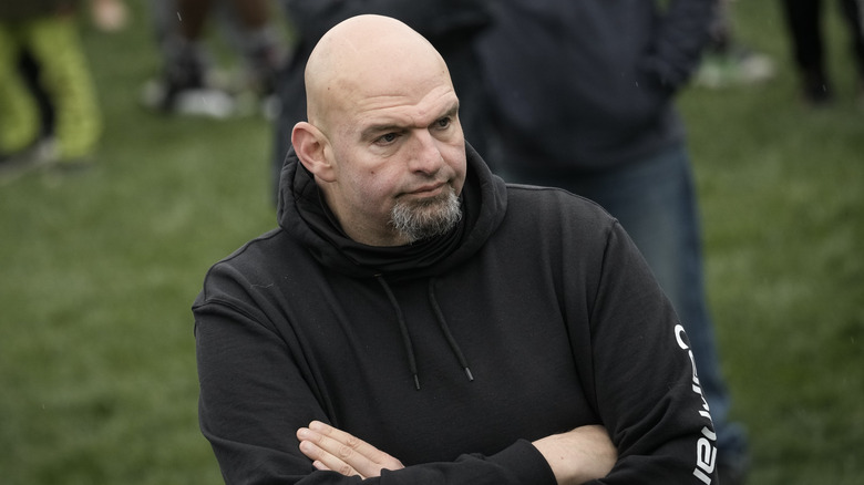 John Fetterman standing