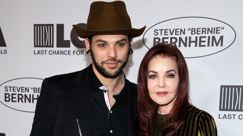 Navarone Garibaldi with Priscilla Presley