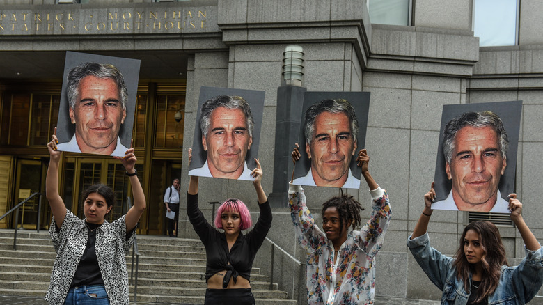 poster of Jeffrey Epstein 