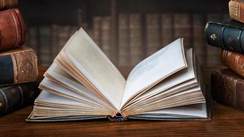 Stack of books 