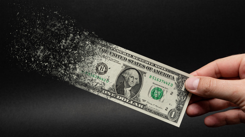 Dollar disapearing
