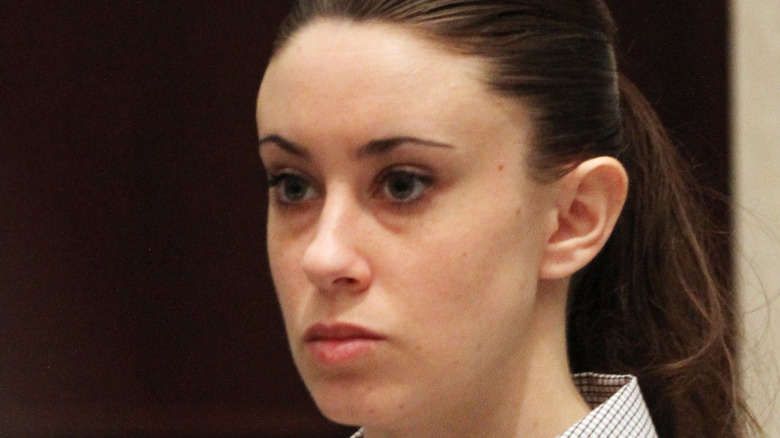 Casey Anthony standing in court