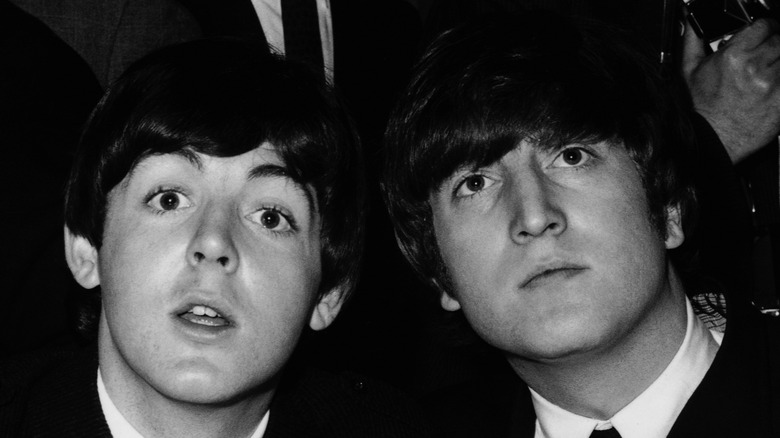 Paul McCartney and John Lennon