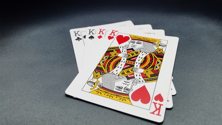 king playing cards