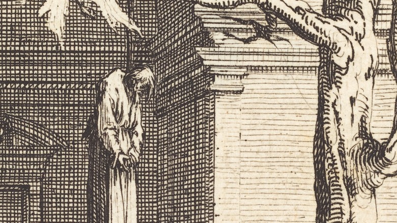 Judas hanging himself
