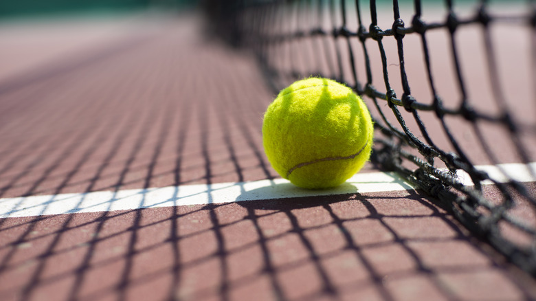 tennis ball court net