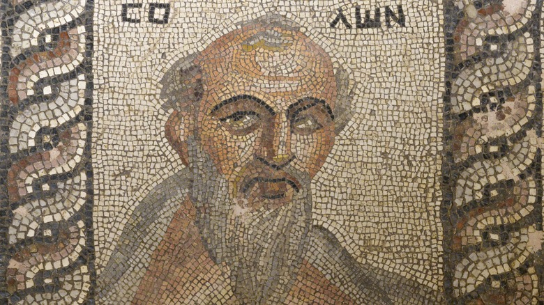 Mosaic of Solon