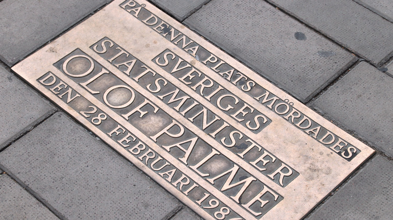 Murder site of Olof Palme