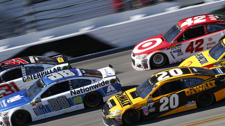 NASCAR race cars