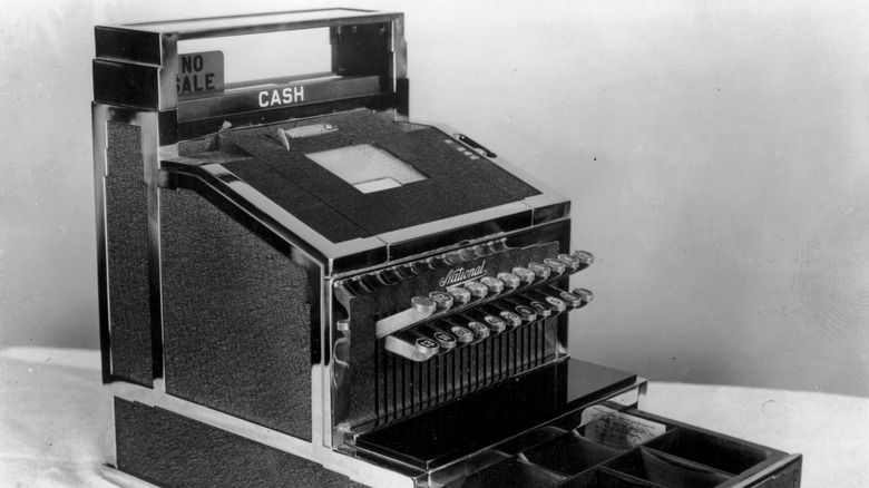 Vintage cash register