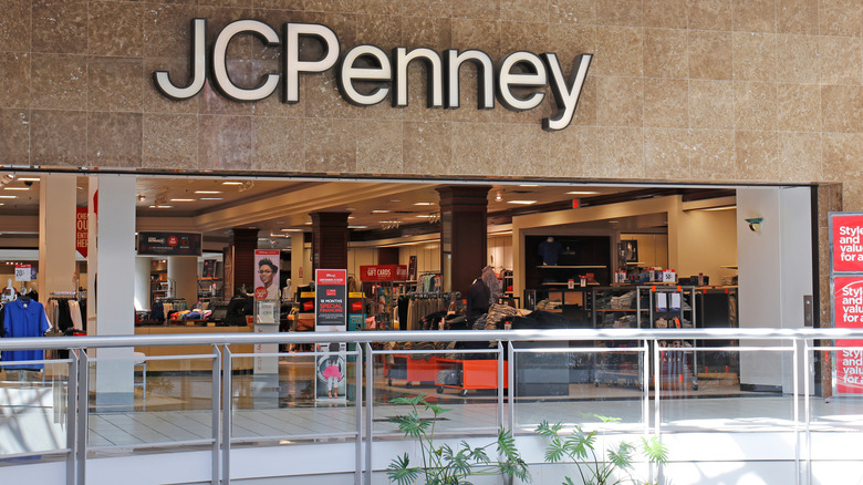 JC Penney store in mall