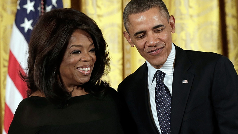 Barack Obama and Oprah Winfrey