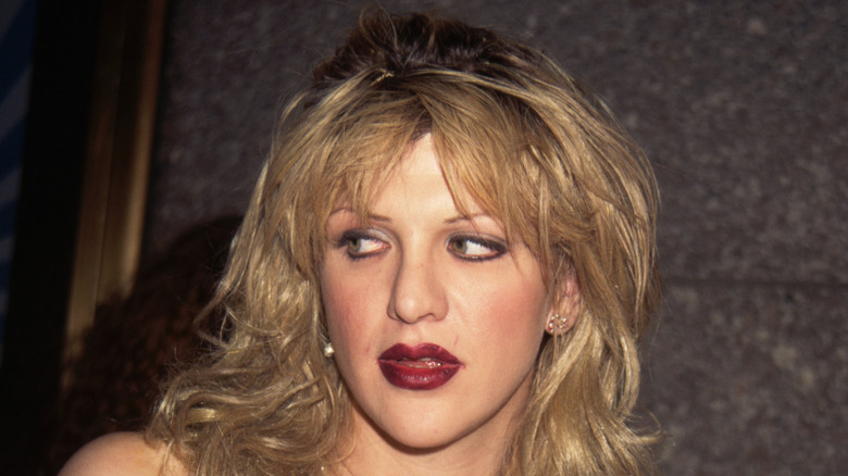 Courtney Love sneering in 1994