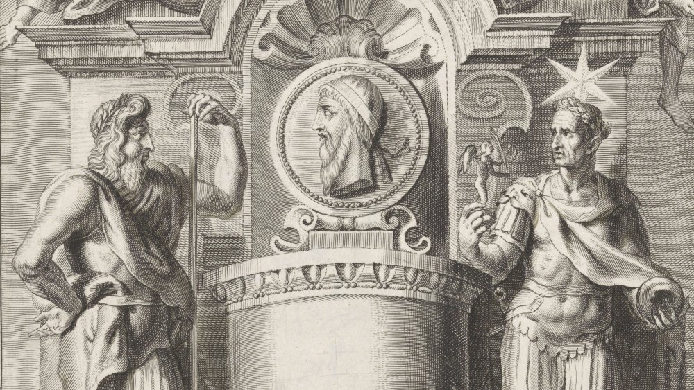 Romulus, Numa Pompilius and Julius Caesar