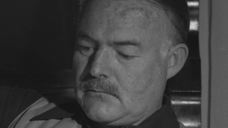 Ernest Hemingway close-up