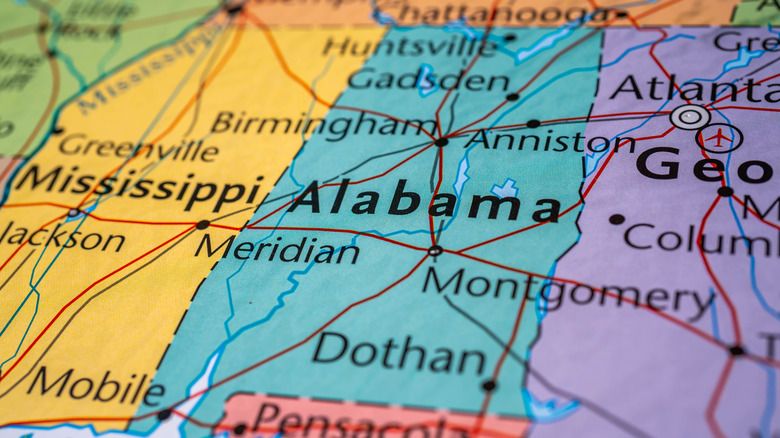 alabama map