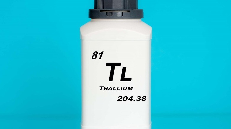 Bottle of thallium