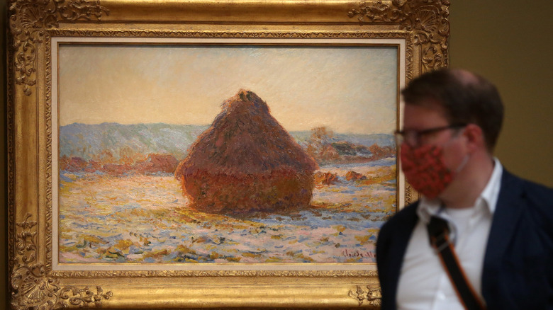 Haystacks painting at Museum Barberini