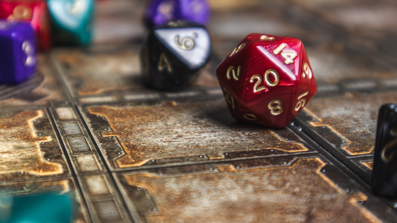 Dungeons & Dragons d20 die