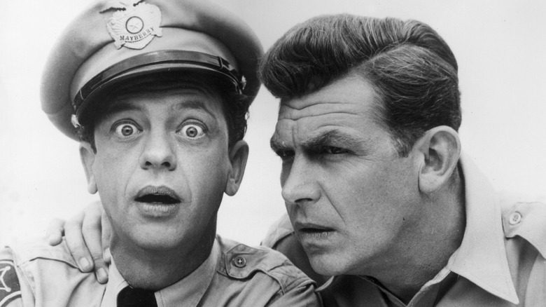 Don Knotts and Andy Griffith on The Andy Griffith Show