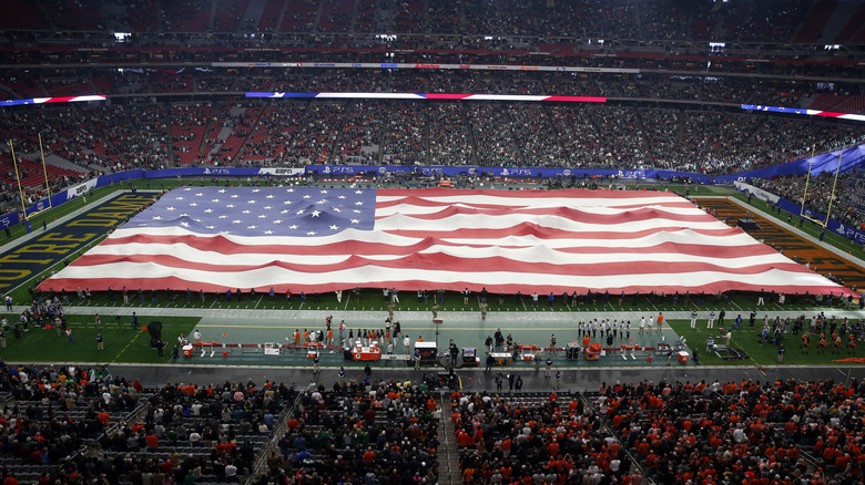 College football stadium