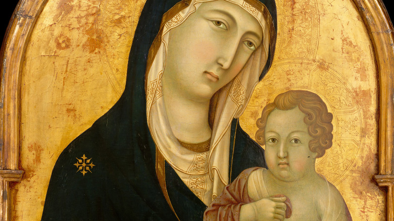 Artwork of Madonna and Child