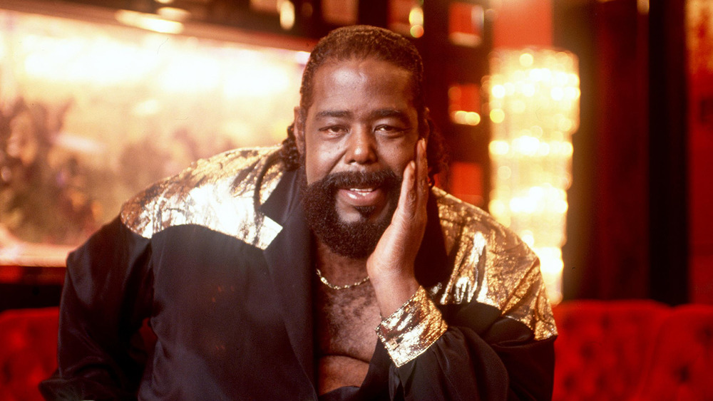 Soul singer Barry White, 1987