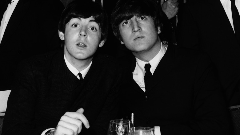 Paul McCartney and John Lennon 