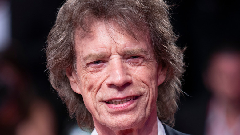 Mick Jagger smiling