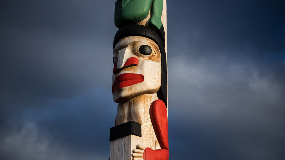 First Nations totem pole, Canada