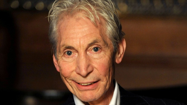 Charlie Watts smiling